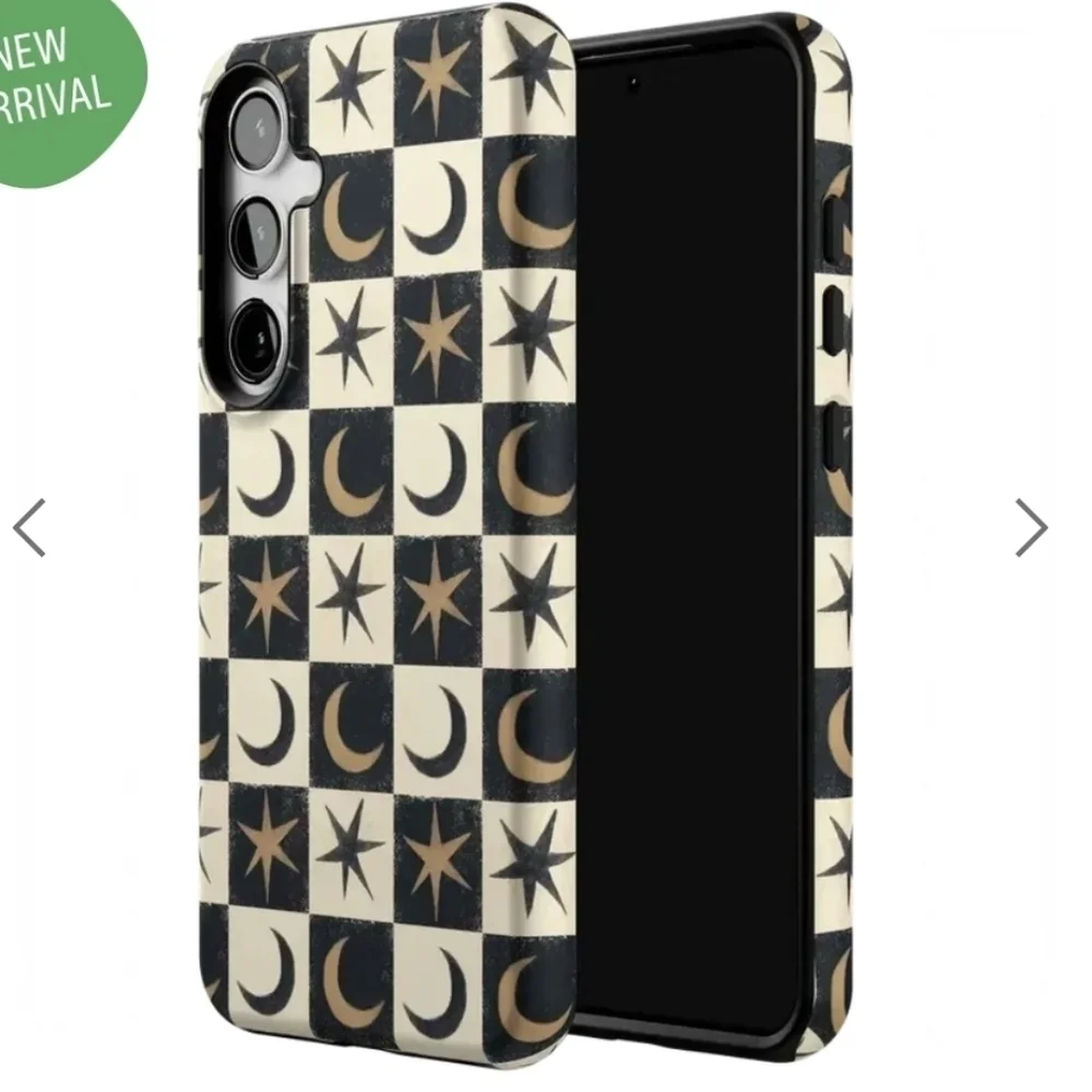NWT Casely Mystic Moonstar Galaxy 24 Plus Phone Case-Black
